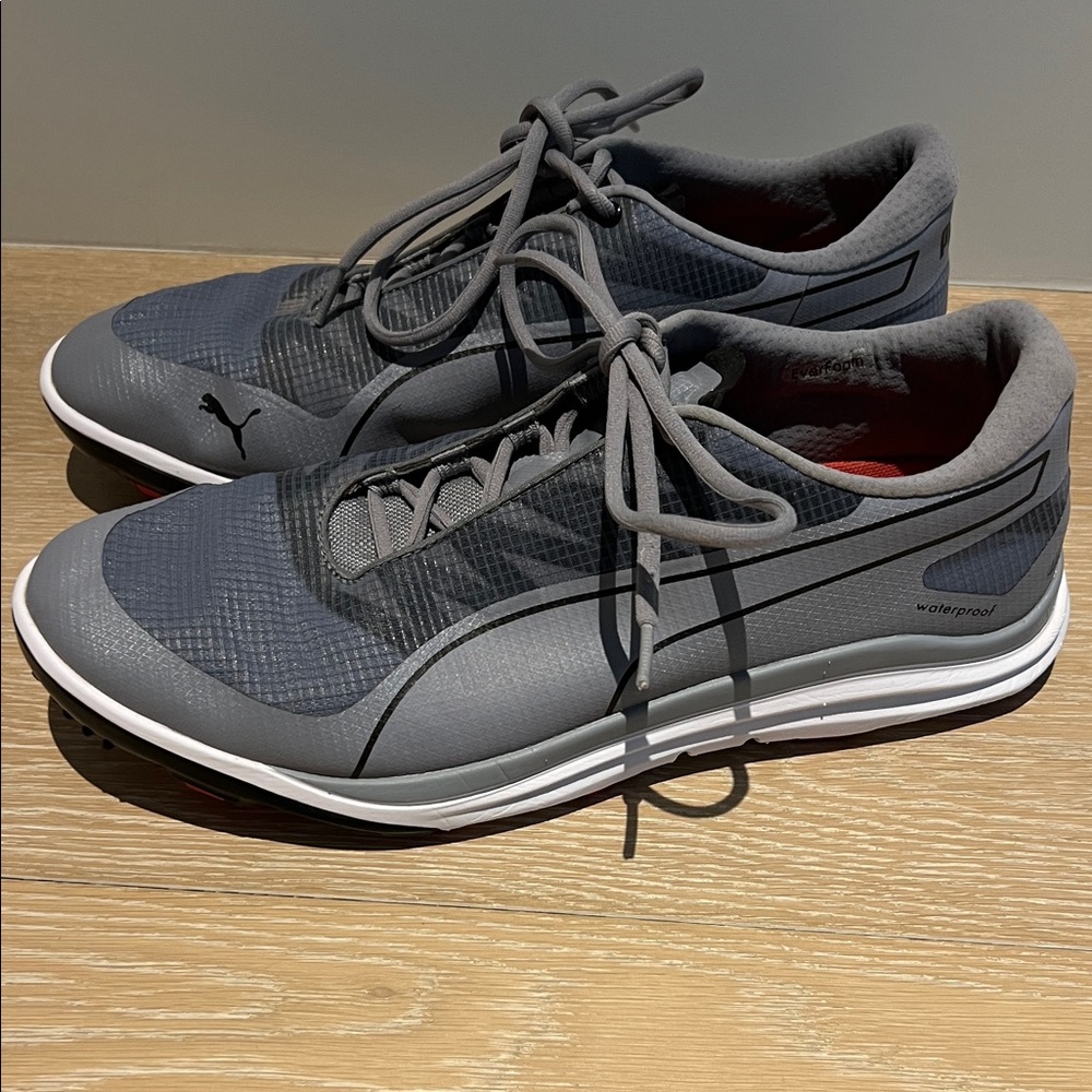 Puma Biodrive men’s gray spikeless golf shoes size 12